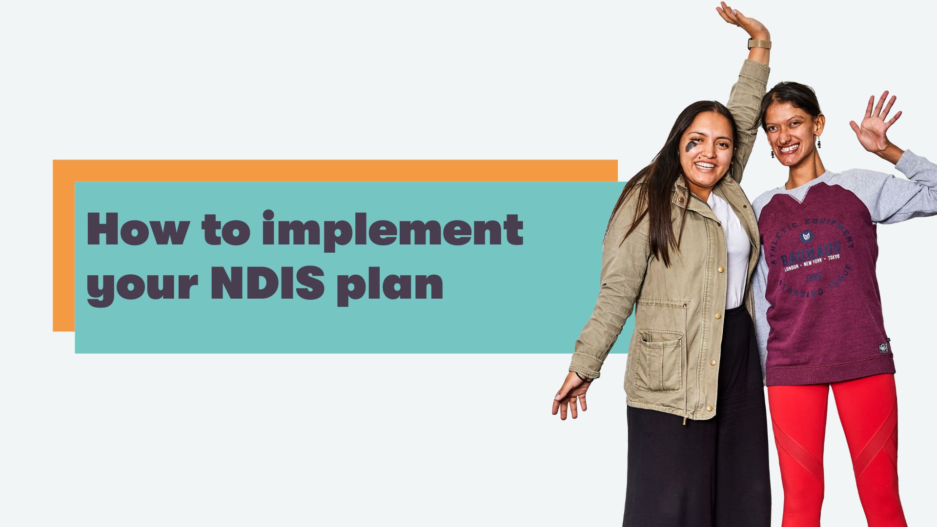 Text: Understanding how NDIS funding decisions are made. A photo of a man in a wheelchair smiles next to text